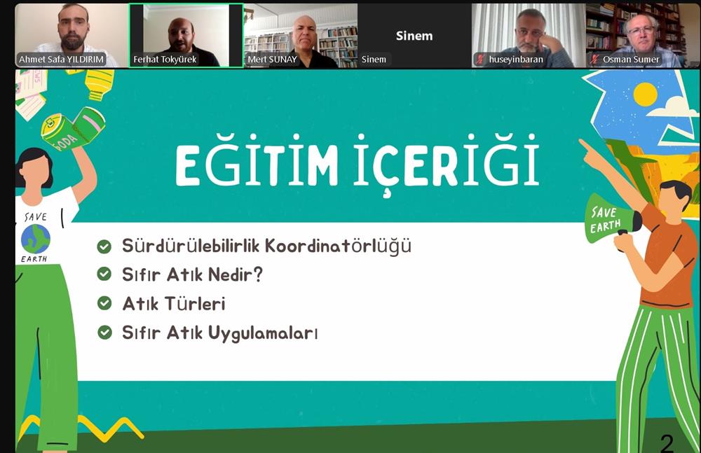 Bölüm Sürdürülebilirlik Koordinatörlüğü'nden Akademik Personele Yönelik Eğitim